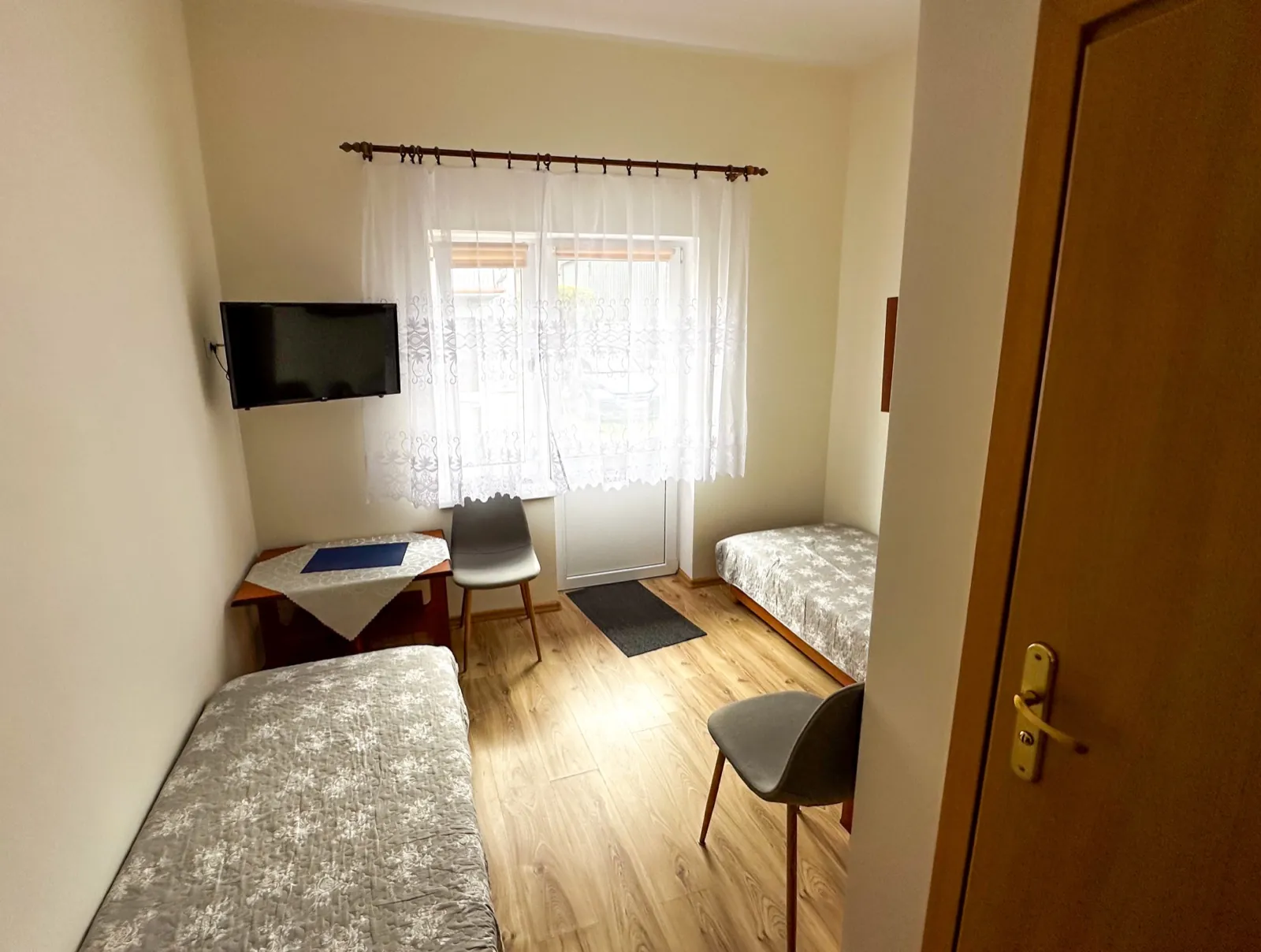 Inside a room in the accommodation in Dźwirzyno